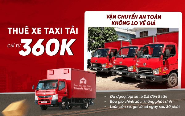 Cho thuê xe taxi tải TP Hồ Chí Minh